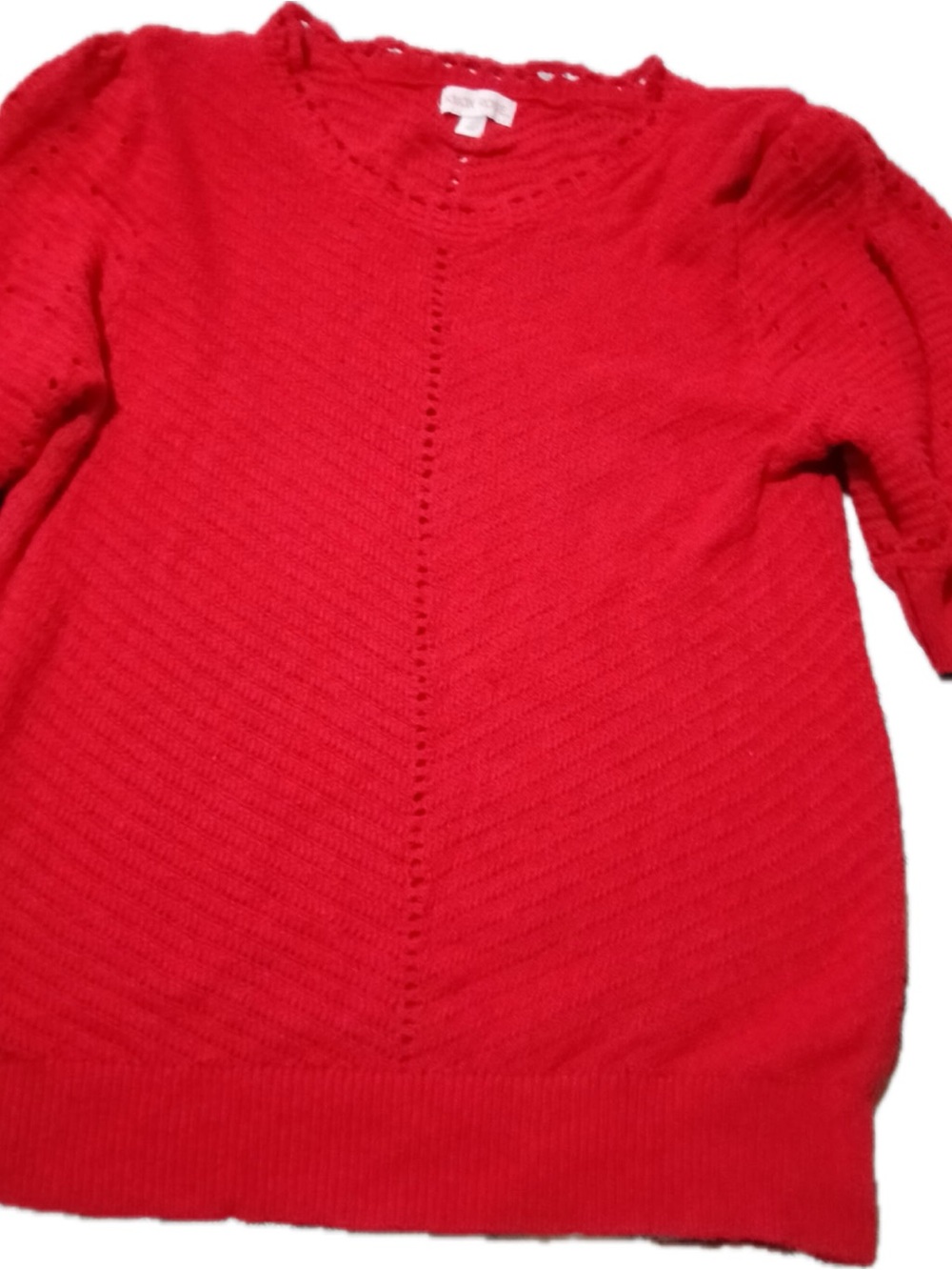 Knox Rose Red Crewneck Sweater